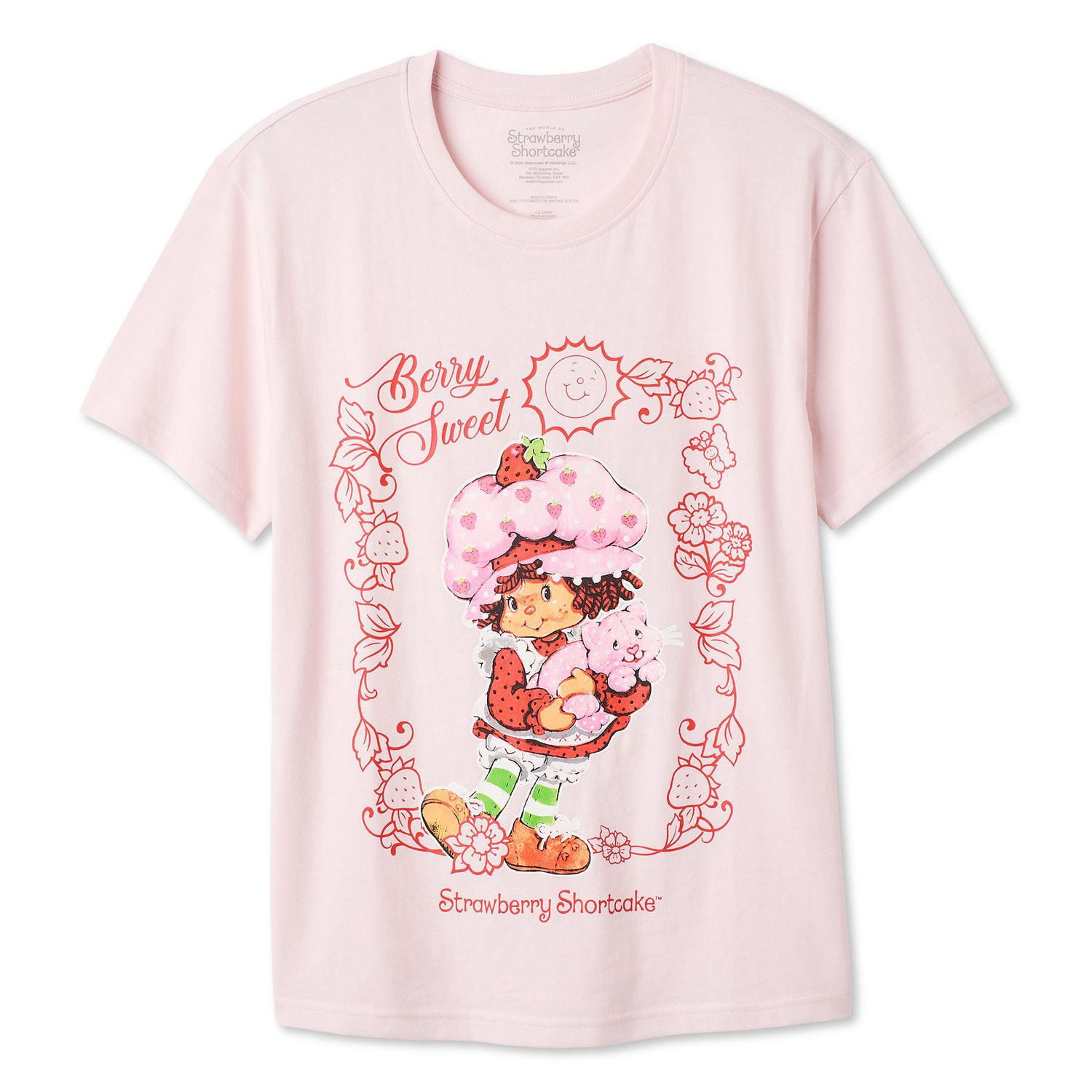 T-shirt à imprimé graphique Fraisinette pour femmes