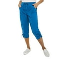 thumbnail image 1 of Penmans Women's Rib Waistband Capri, 1 of 6