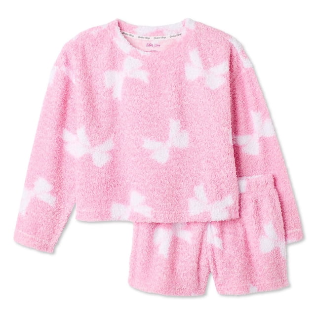 Pyjama 2 pièces en molleton nuage Justice pour filles