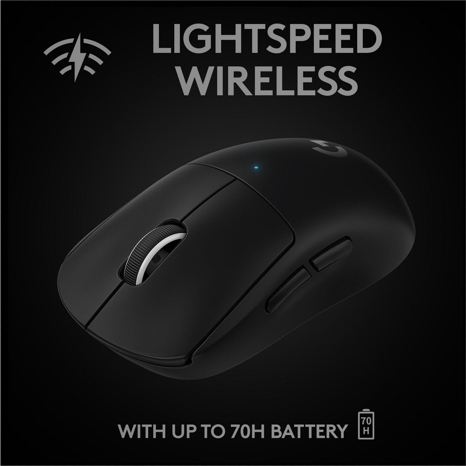 Logitech G PRO X SUPERLIGHT Wireless Gaming Mouse, Ultra-Lightweight, HERO  25K Sensor, 25,600 DPI