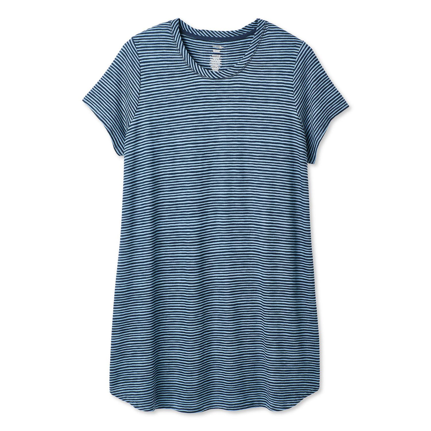 Chemise de nuit à manches courtes George Plus pour femmes