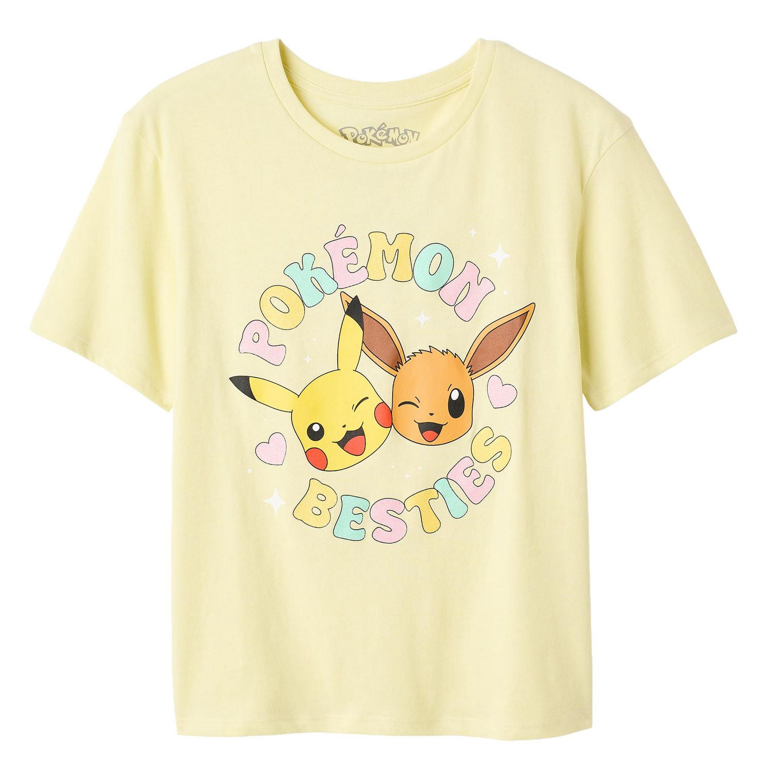 T-shirt à imprimé graphique Pokémon pour filles