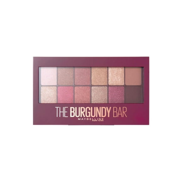 Maybelline New York, The Burgundy Bar, Eyeshadow Palette, 10 gr, 10  GR