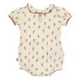 thumbnail image 2 of modern moments™ by Gerber® - Ruffle Collar Bubble Romper - Beige Daisies, 2 of 6