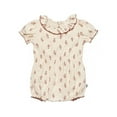 thumbnail image 1 of modern moments™ by Gerber® - Ruffle Collar Bubble Romper - Beige Daisies, 1 of 6