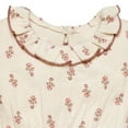 thumbnail image 3 of modern moments™ by Gerber® - Ruffle Collar Bubble Romper - Beige Daisies, 3 of 6