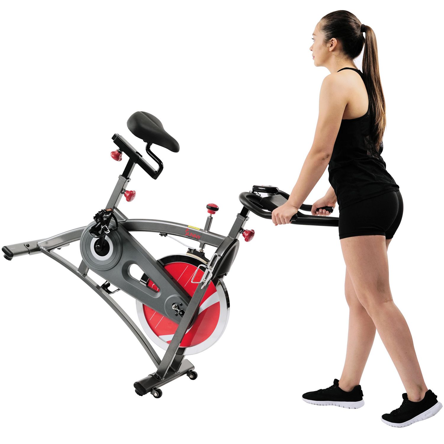 Sunny Health & Fitness SF-B1423 Belt Drive Indoor Cycling Bike 