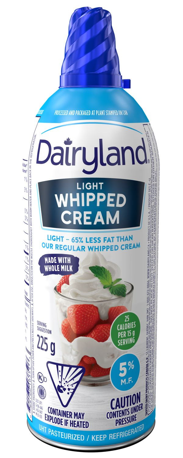 Dairyland Light Aerosol Whipped Cream 5% M.F. | Walmart Canada