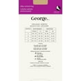 thumbnail image 2 of George Women's Silky Control Top Sandalfoot Pantyhose, 2 of 3