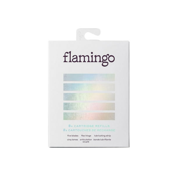 Cartouches de lame de rasoir Flamingo pour femmes – 8 cartouches 8 cartouches