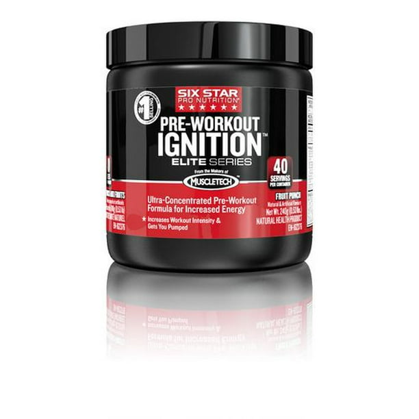 Six Star Pro Nutrition Pre-Workout Ignition (Punch aux Fruits)