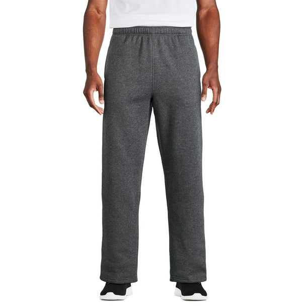 Athletic Works Men's Open Bottom Fleece Pants, Sizes S-2XL - Walmart.ca