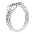thumbnail image 2 of Miabella Diamond Accent Sterling Silver Infinity Ring, 2 of 3