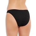 thumbnail image 2 of Summer Flirtt Bas de bikini texturés taille basse pour femme, 2 of 6