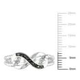 thumbnail image 3 of Asteria Black Diamond Accent Sterling Silver Infinity Ring, 3 of 3