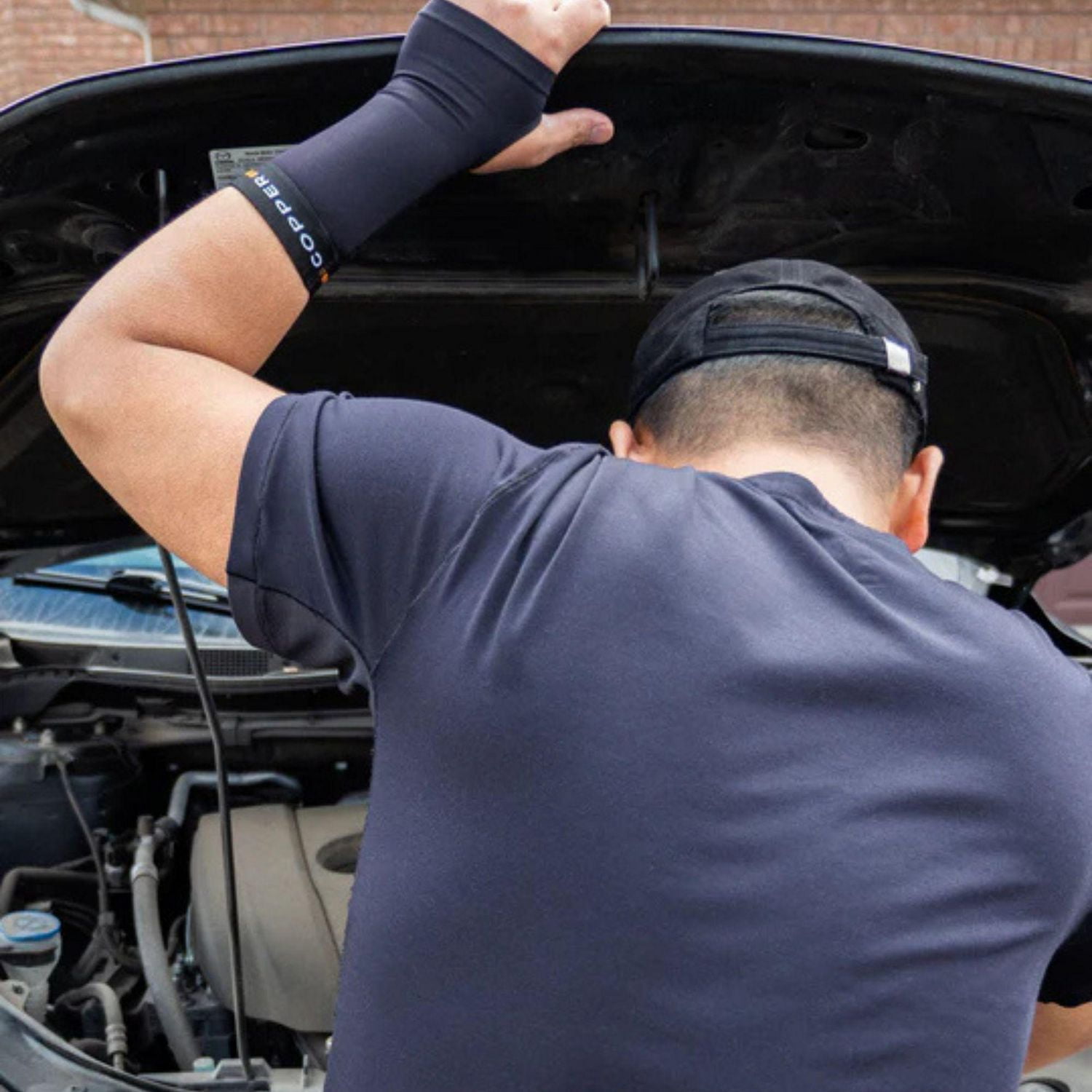 Copper88 Manchette pour poignet/main - Moyenne Composition : 88 % Nylon avec Cuivre Intégré / 12 % Spandex