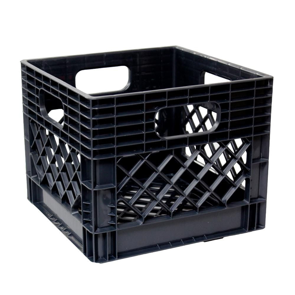 Milk Crate, GSC - Milk Crate - 25L/6.5gal - Black 