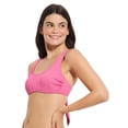 thumbnail image 2 of Summer Flirtt Women's Textured Scoop Neck Bikini Top, 2 of 8