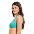 thumbnail image 2 of Summer Flirtt Women's Textured Scoop Neck Bikini Top, 2 of 8