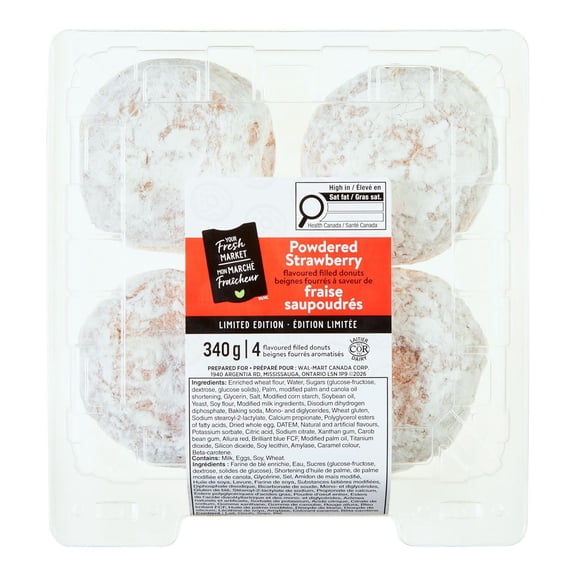 Your Fresh Market Powdered Strawberry Flavoured Filled Donuts