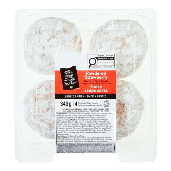 Your Fresh Market Powdered Strawberry Flavoured Filled Donuts