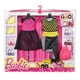 Coffret de tenues Décontractée : noir, rose et jaune de Barbie – image 2 sur 2
