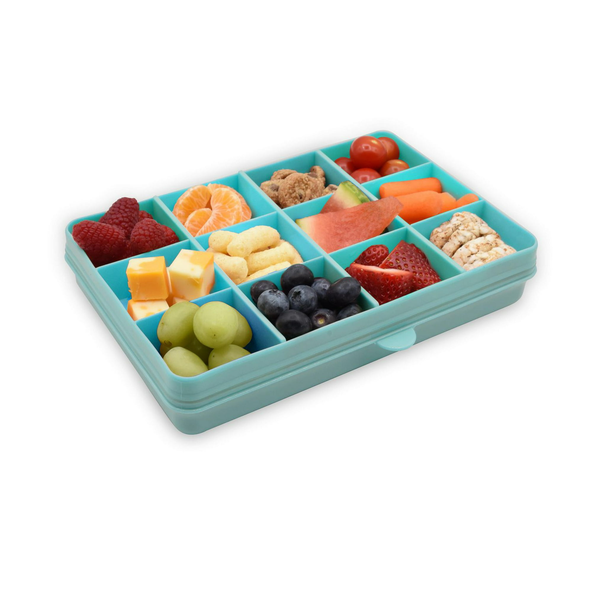 Snackle Box – Divided Snack Container, Food Storage for Kids, Removable  Dividers, Arts & Crafts, Beads, BPA-Free – 12 Compartments- Blue 
