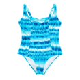 thumbnail image 4 of Krista Plus Women's Ruched Front One Piece Swimsuit, 4 of 5