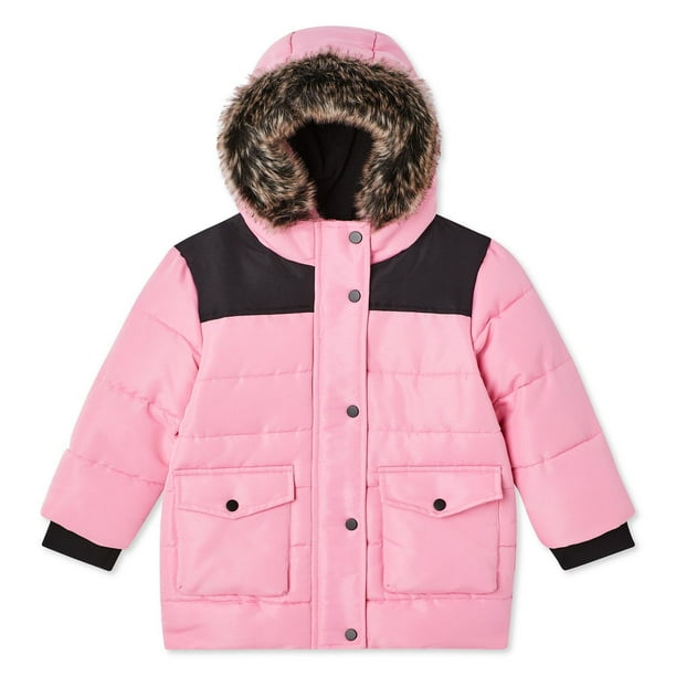 Toddler Girls' Long Quilted Puffer Jacket Walmart.ca