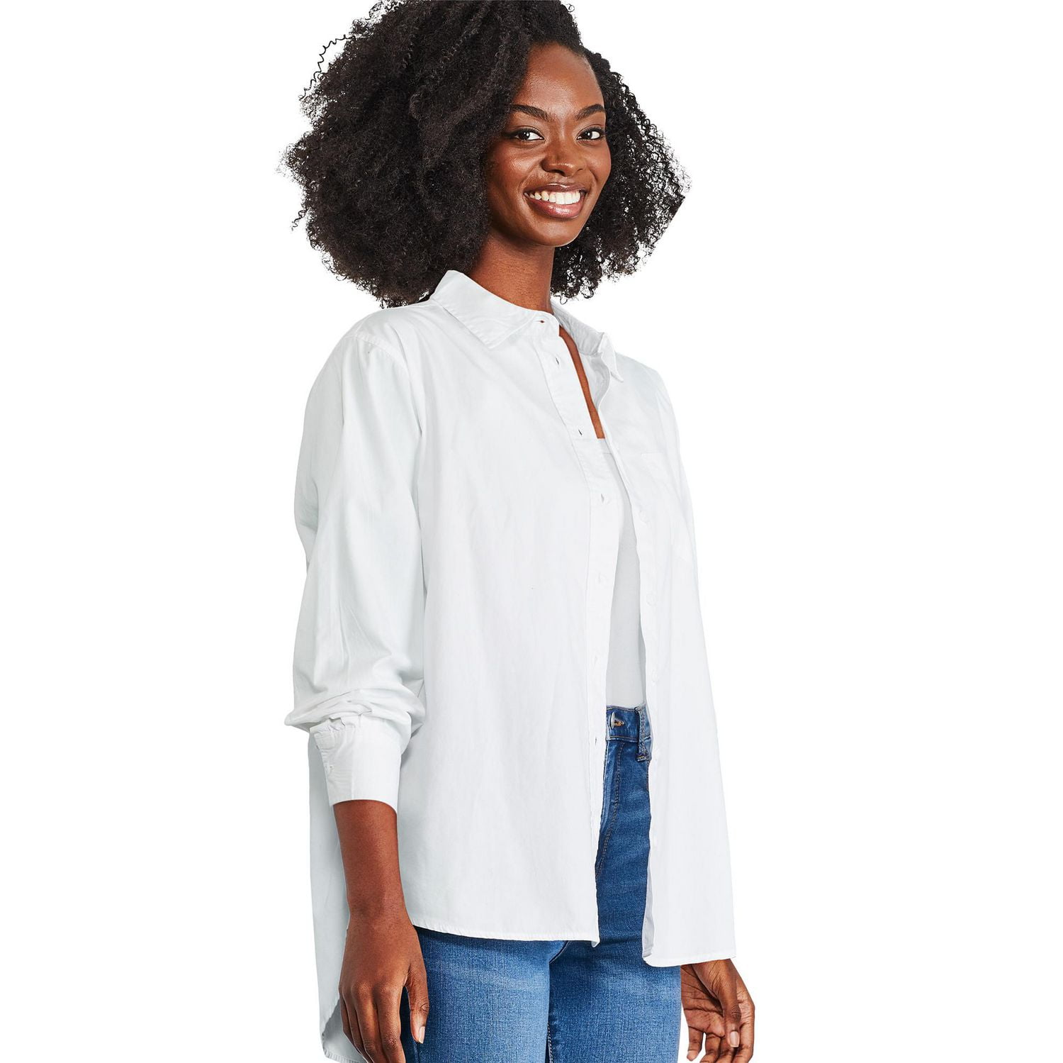 Chemise en popeline George pour femmes Tailles TP–TTG