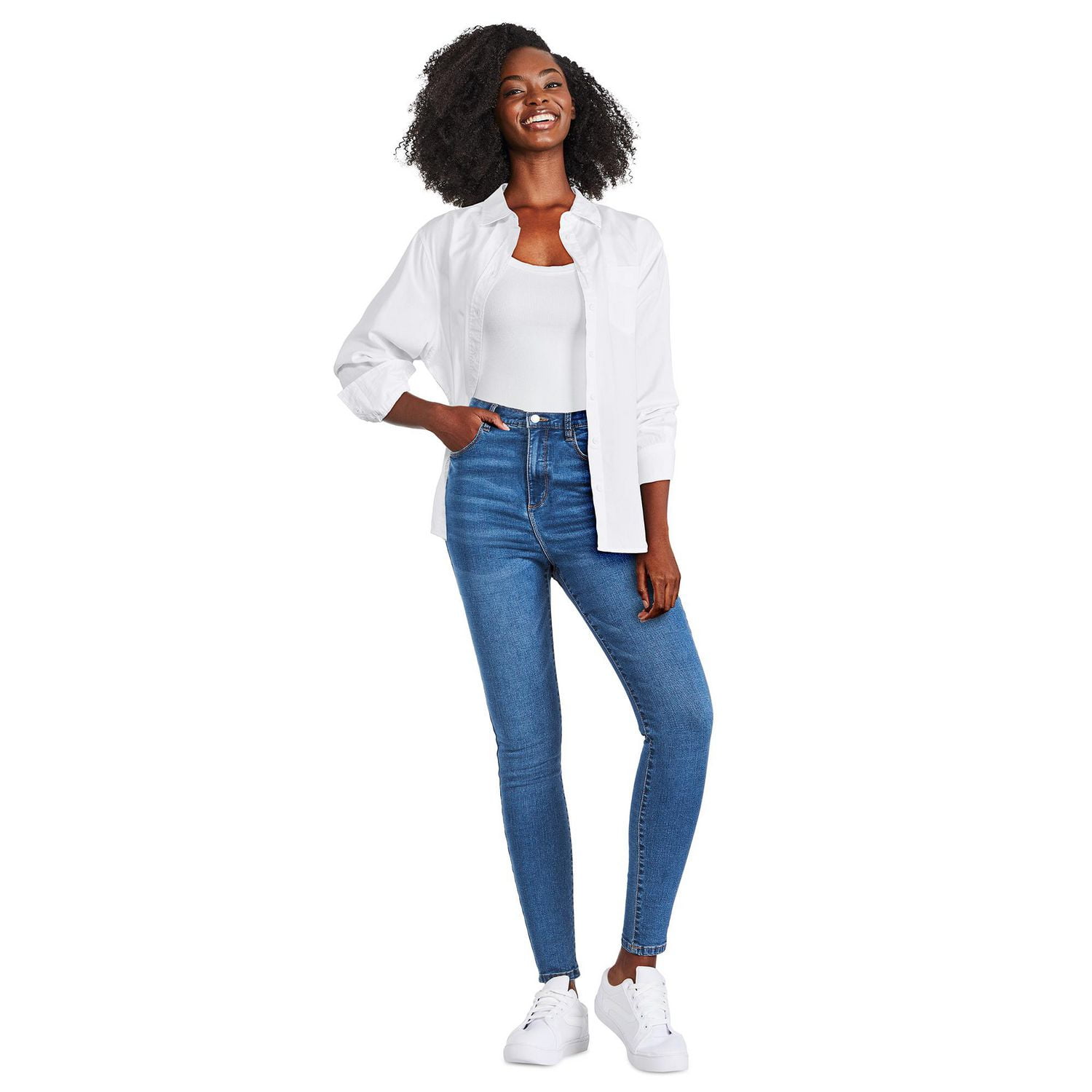 Chemise en popeline George pour femmes Tailles TP–TTG