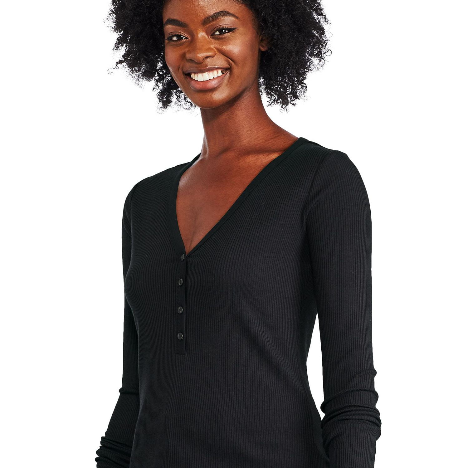 T-shirt henley George pour femmes