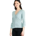 thumbnail image 2 of George Women's Henley Tee, 2 of 6