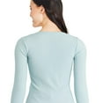 thumbnail image 3 of George Women's Henley Tee, 3 of 6