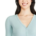 thumbnail image 4 of George Women's Henley Tee, 4 of 6