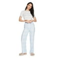 thumbnail image 1 of No Boundaries Women's Tee and Flannel Pant 2-Piece Set, 1 of 1