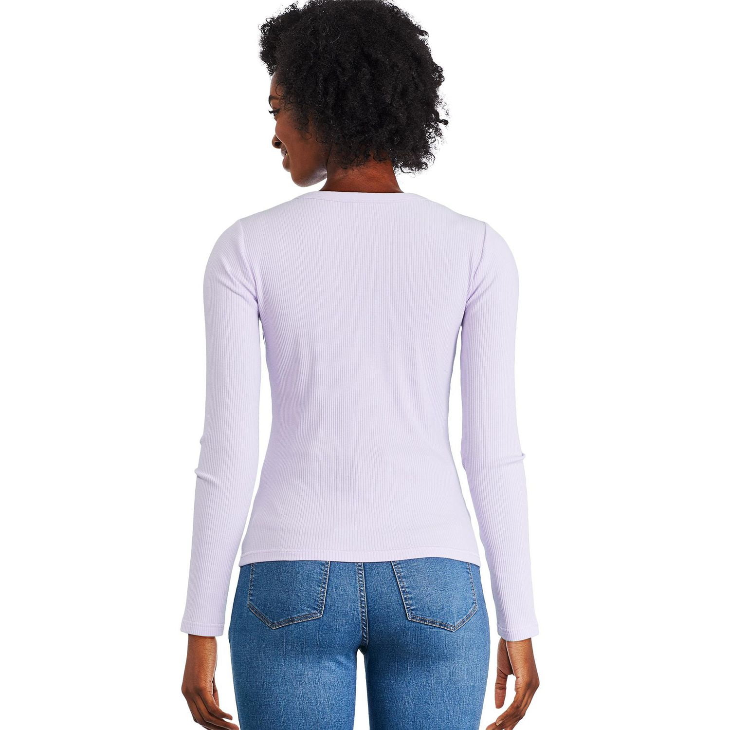 George Women's Henley Tee, Sizes XS-XXL