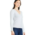 thumbnail image 2 of George Women's Henley Tee, 2 of 6