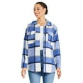 thumbnail image 1 of George Women's Plaid Shacket, 1 of 1
