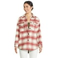 thumbnail image 1 of George Women's Plaid Shacket, 1 of 1