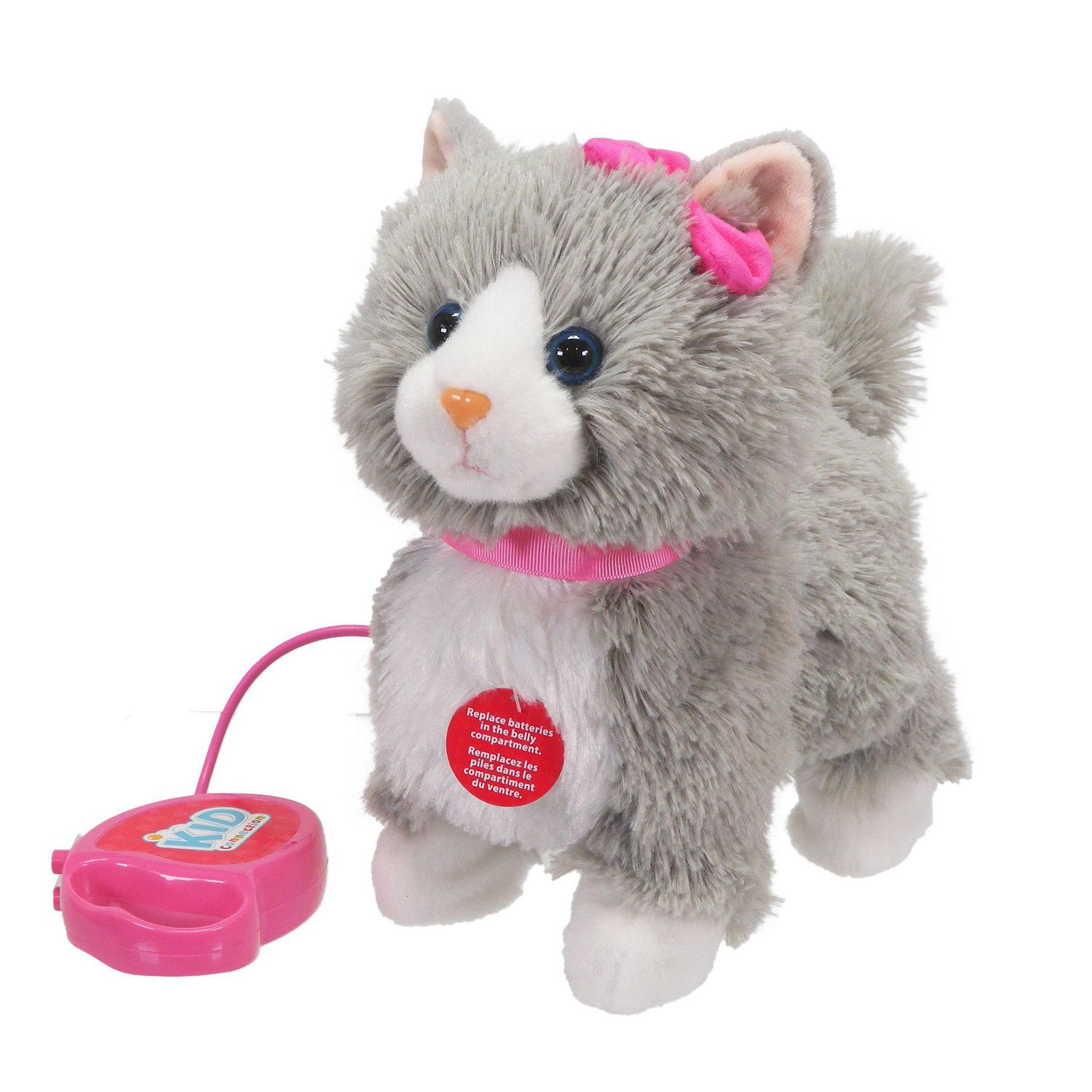 Kid Connection My Walking Pet - Gray Cat, Collect them all! - Walmart.ca