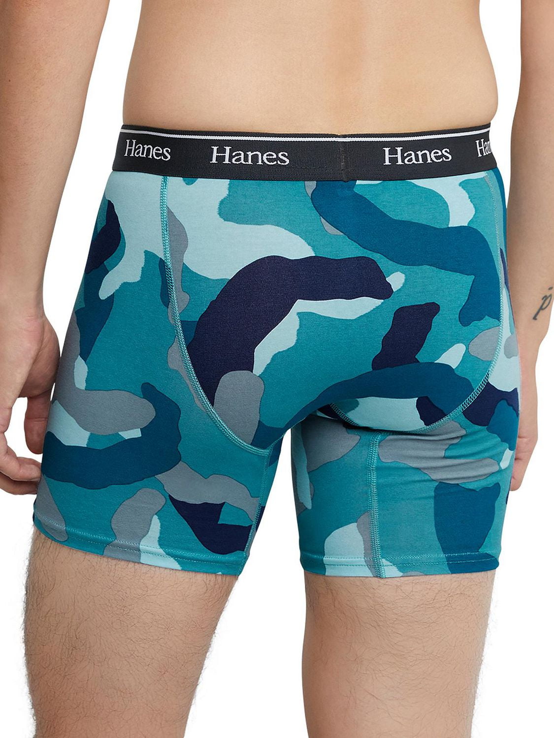 Caleçons boxeurs pour hommes Hanes Originals, extensibles, coupe moderne