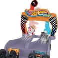 thumbnail image 4 of Hot Wheels RacerVerse, Star Wars Track Set with 2 Hot Wheels Racers Inspired by Star Wars: Grogu & the Mandolorian, 4 of 6