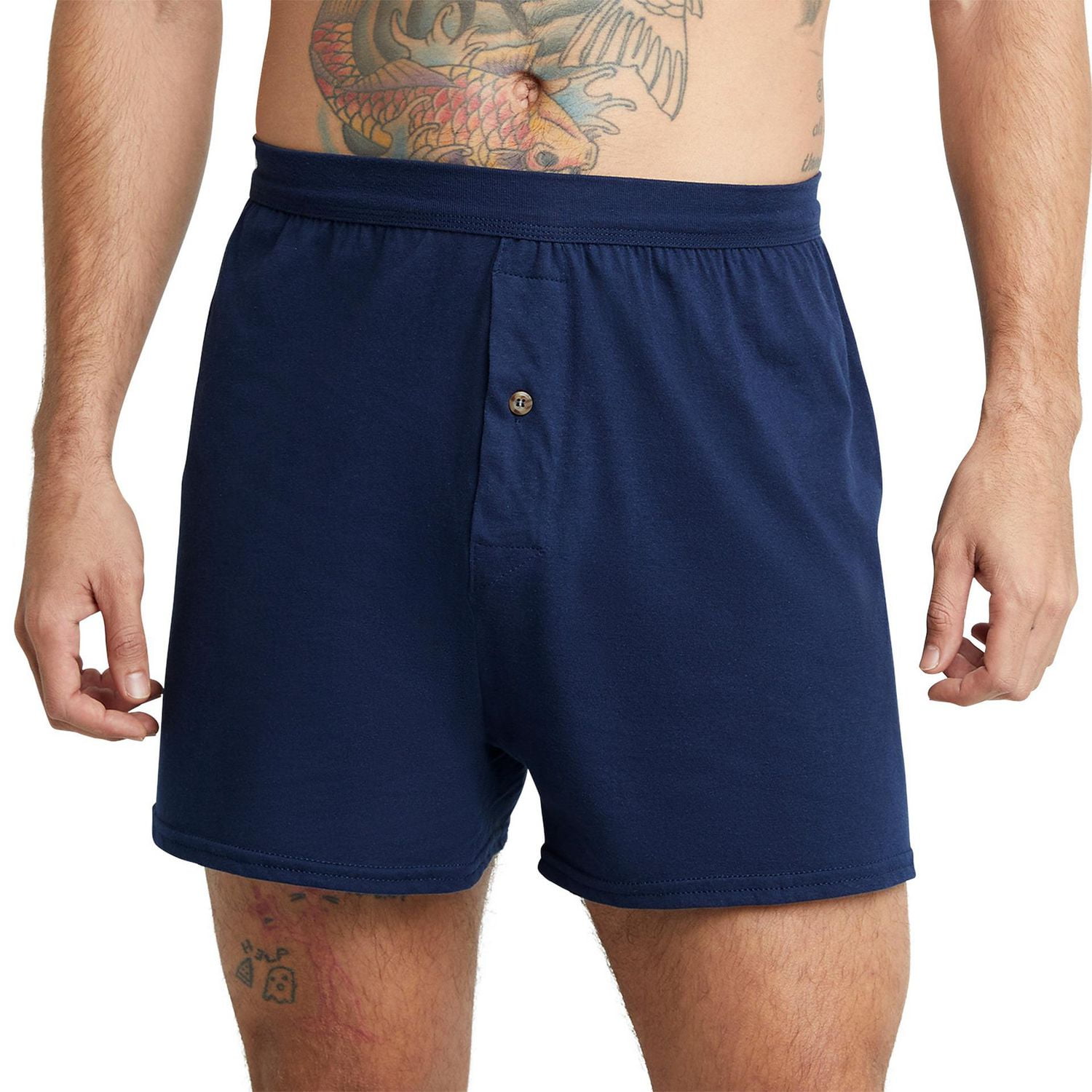 Hanes Men's ComfortSoft Knit Boxer Underwear