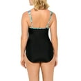 thumbnail image 2 of Krista Women's V-neck Tropical Floral Print One Piece Swimsuit, 2 of 4