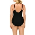 thumbnail image 2 of Krista Women's Square Neck Animal Print One Piece Swimsuit with Adjustable strap, 2 of 4