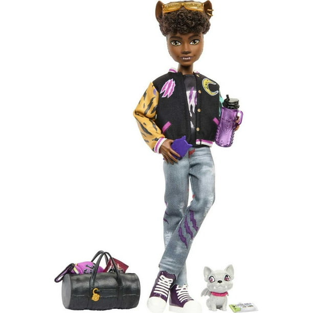 Monster High Clawdeen Wolf Day Out Doll w/ Accessories Purse, Chips &  Biscuit