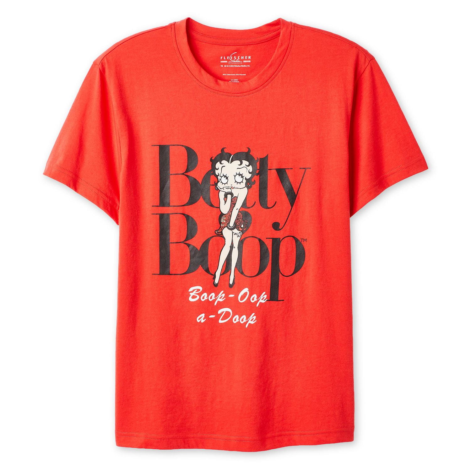 Betty Boop Women's Short Sleeve Tee, Sizes XS-XL