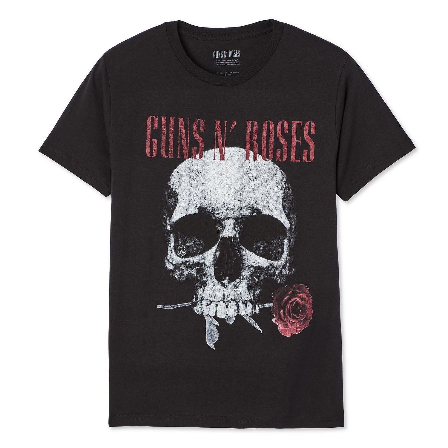 T-shirt à manches courtes Guns N’ Roses pour hommes Tailles P–TG