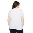thumbnail image 2 of The Pink Closet Women's Plus Crew Neckline Tee, 2 of 3